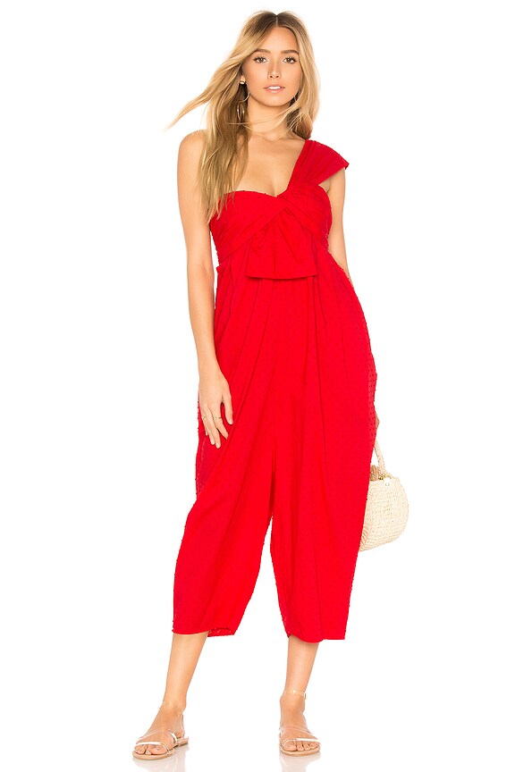 view 1 of 4 Venice Jumpsuit in Red