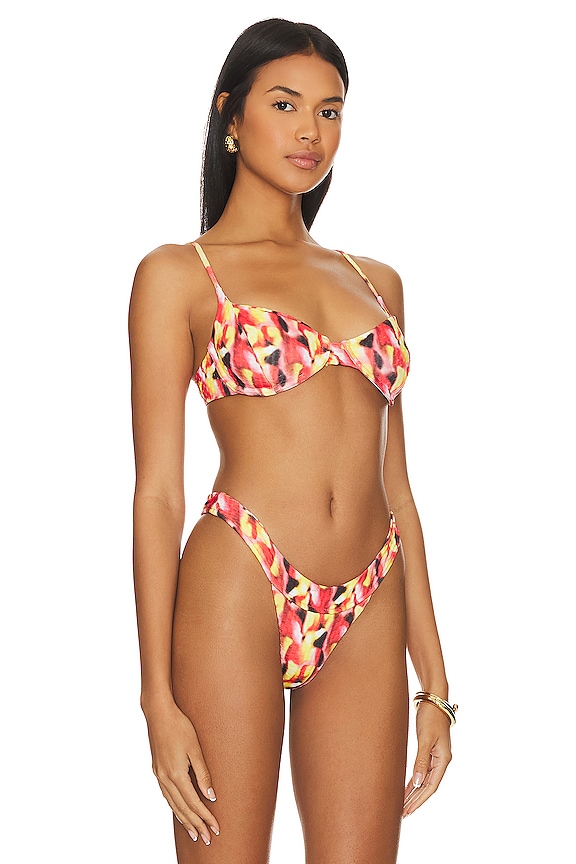 view 2 of 4 Underwire Bikini Top in Kaleidoscope