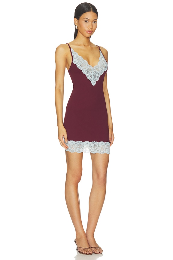 view 2 of 3 Danae Dress in Merlot