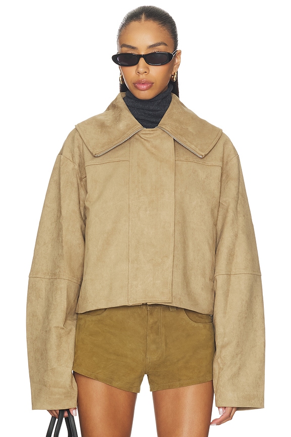 view 2 of 5 BLOUSON SOLENE in Fawn