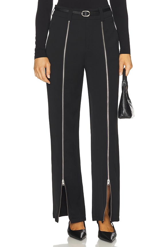 view 2 of 7 Corey Zip Pant in Black