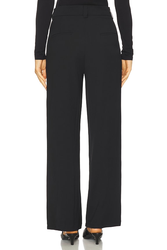 MADISON THE LABEL Corey Zip Pant in Black | REVOLVE