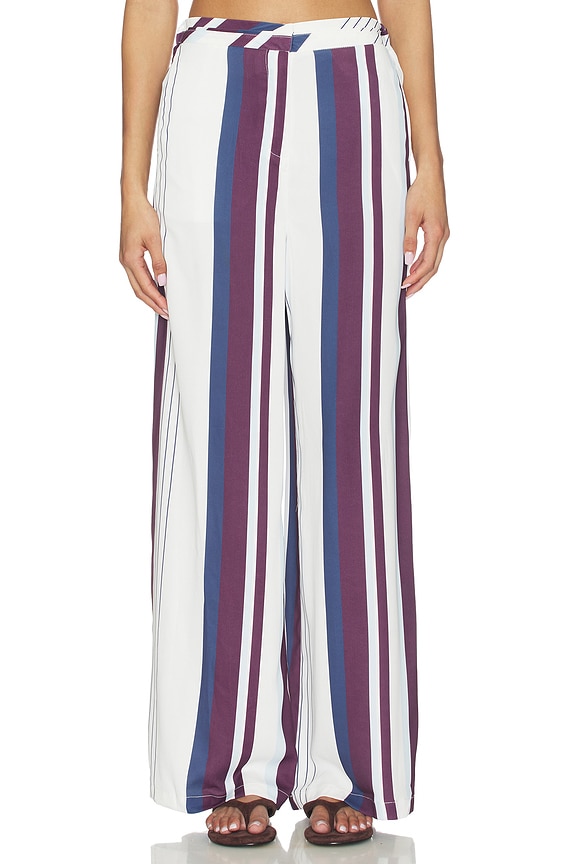 view 1 of 6 Rowena Pant in Stripe Print