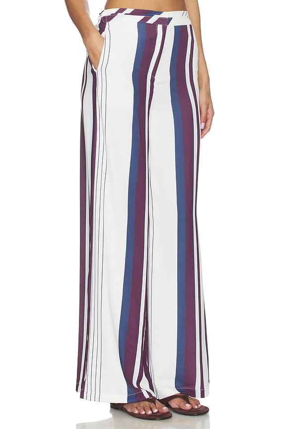 view 2 of 6 Rowena Pant in Stripe Print