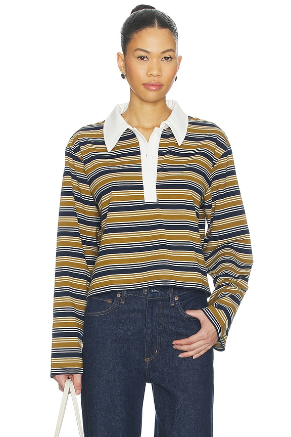 view 1 of 5 x REVOLVE Ryland Rugby Top in Khaki Stripe