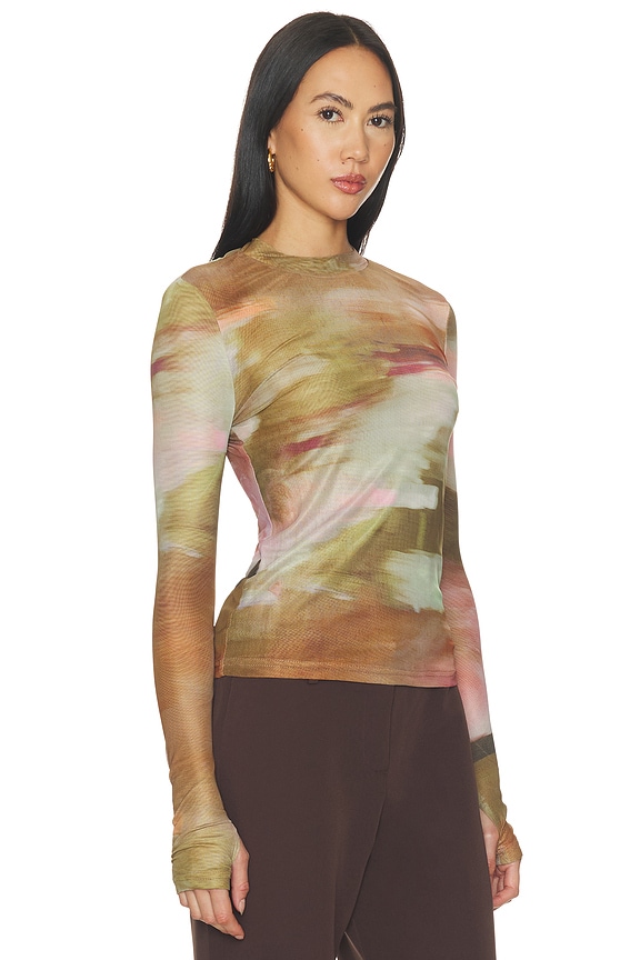 view 2 of 4 Rumi Top in Sage Rose