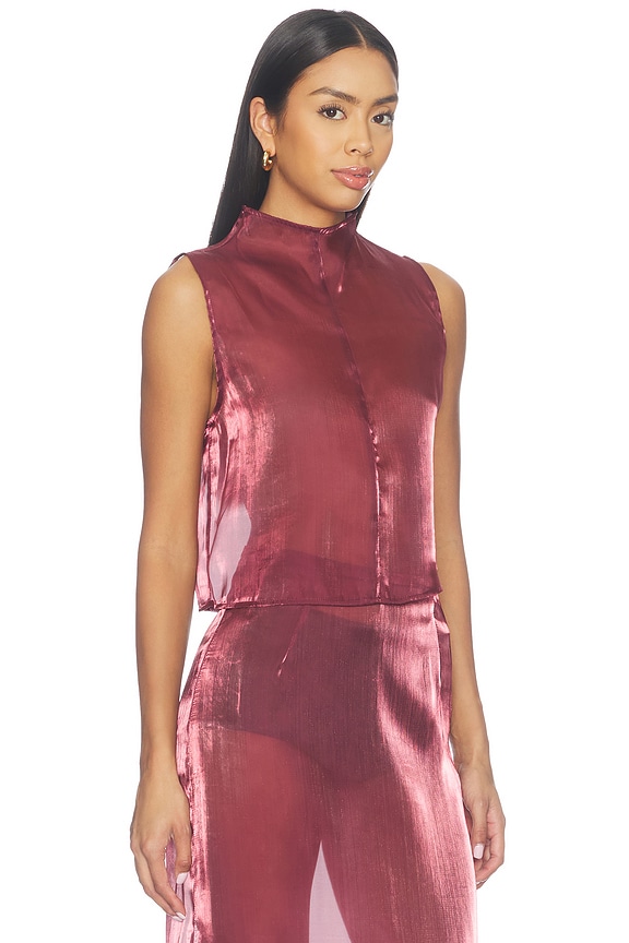 view 2 of 4 x REVOLVE Knox Top in Burgundy