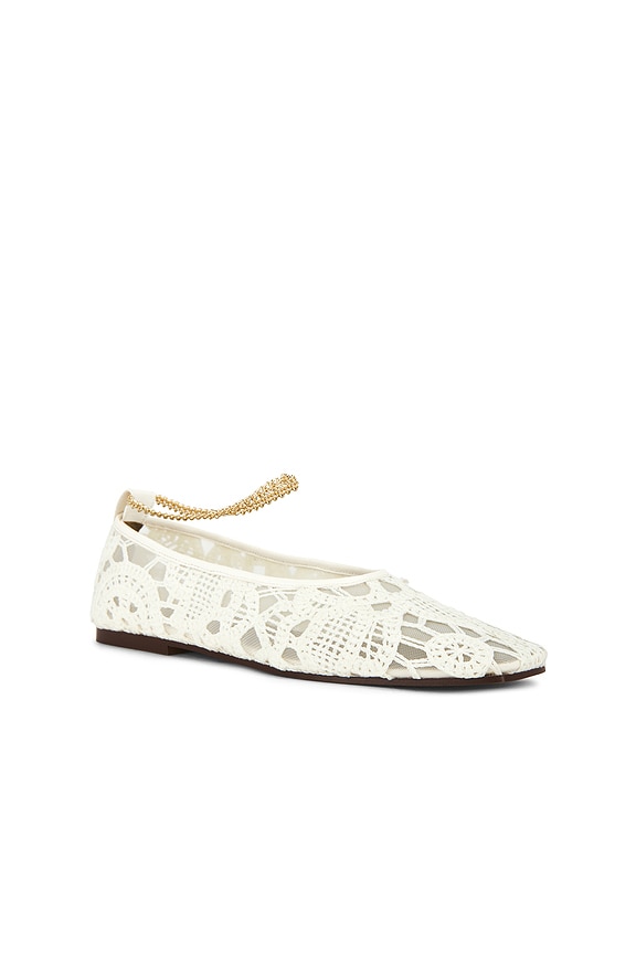 view 2 of 5 Augusta Ballet Flat in Bianco