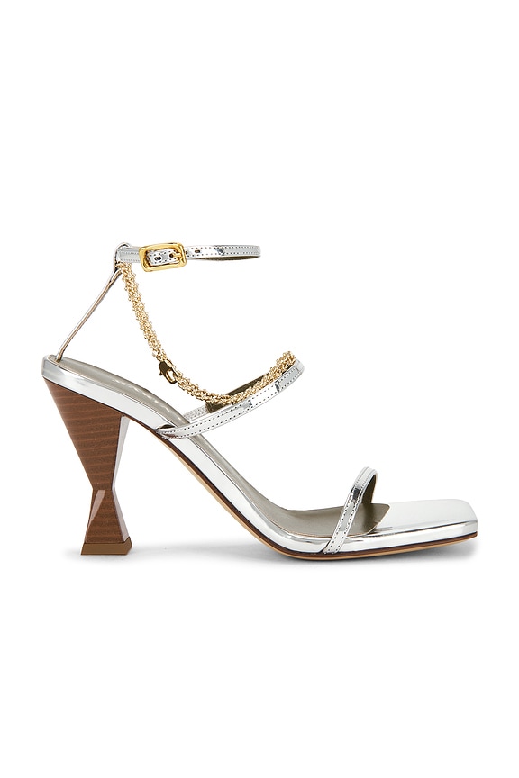 view 1 of 5 Ofelia High Clessidra Sandal in Silver