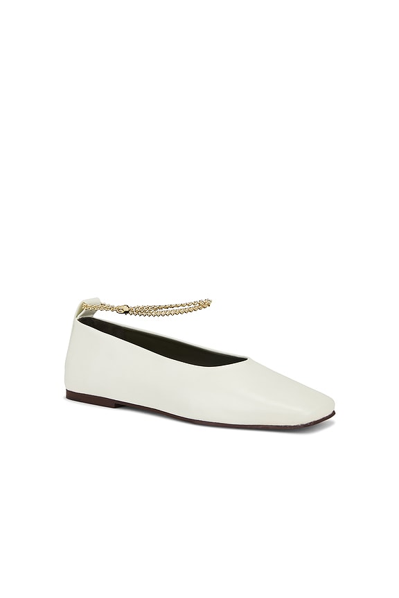 view 2 of 5 Augusta Ballet Flat in Ivory