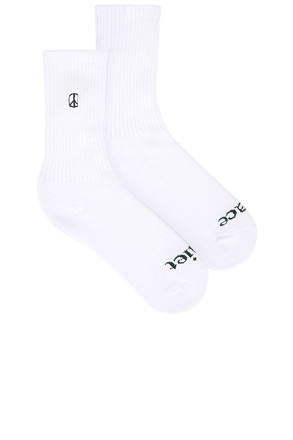 view 1 of 4 Icon Socks in White