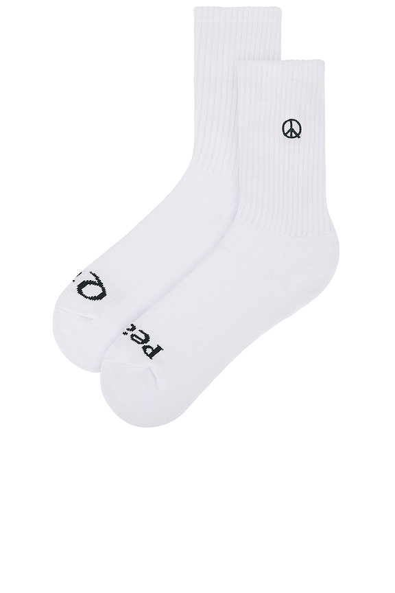 view 2 of 4 Icon Socks in White
