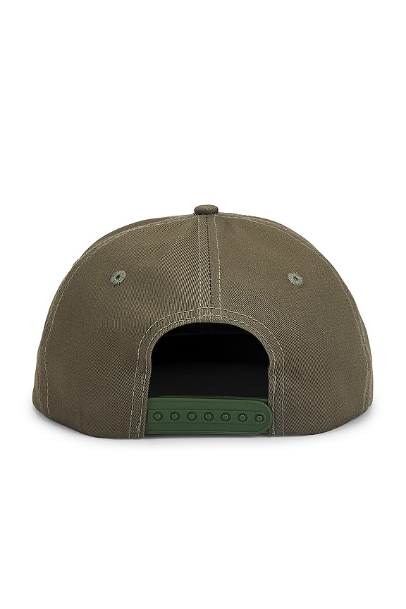 view 2 of 3 Wordmark 5 Panel Hat in Olive