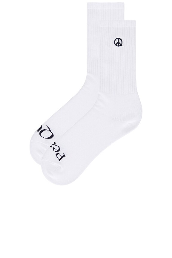view 2 of 4 Icon Socks in White