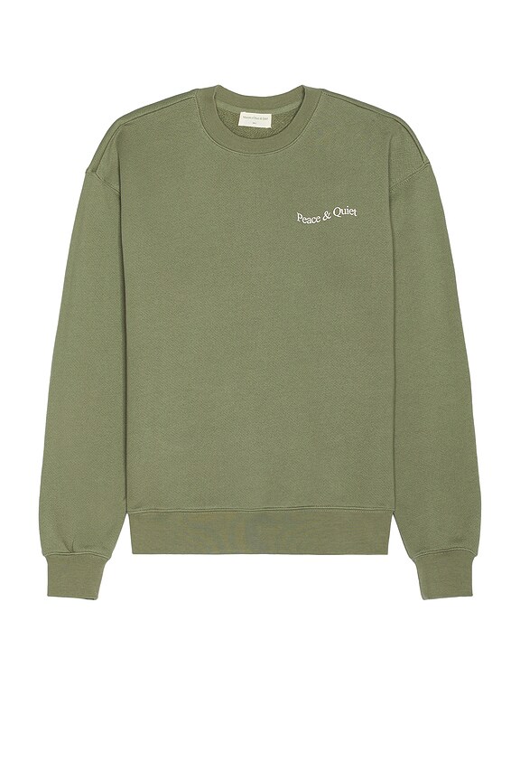 view 2 of 4 Wordmark Crewneck in Olive