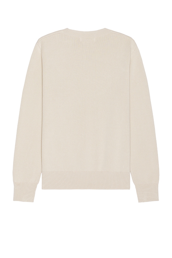 view 2 of 4 Natural Jacquard Knit Sweater in Bone