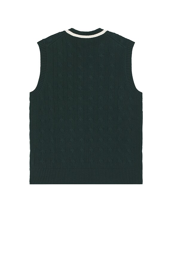 view 2 of 4 School House Knit Vest in Forest