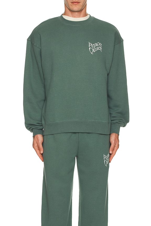 view 4 of 5 Warped Crewneck in Fern
