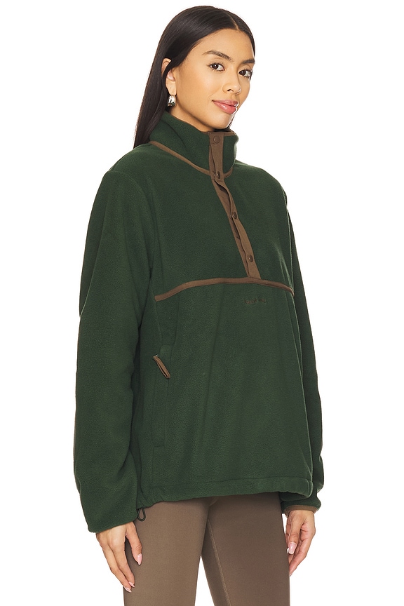 view 2 of 5 Wordmark Sherpa Pullover in Forest