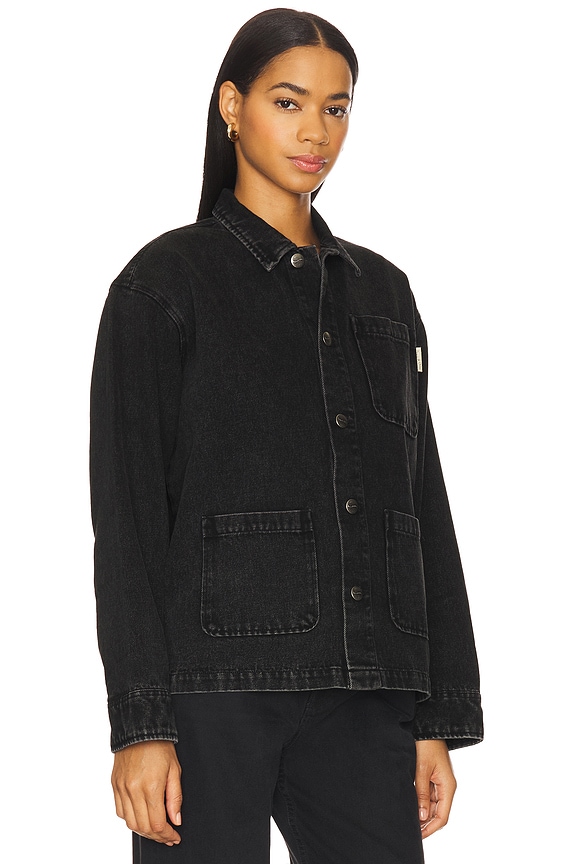 view 2 of 5 Wordmark Chore Coat in Black Wash