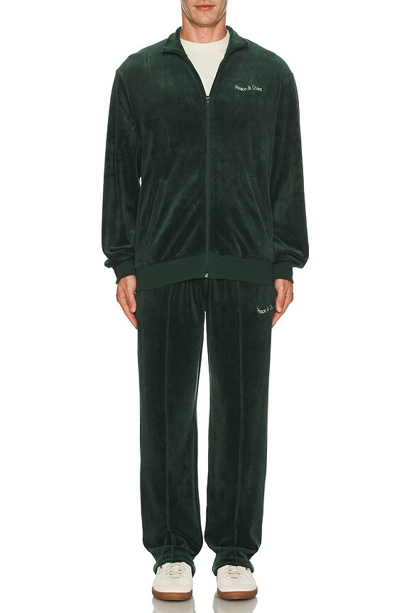 view 6 of 6 Wordmark Velour Pants in Pine
