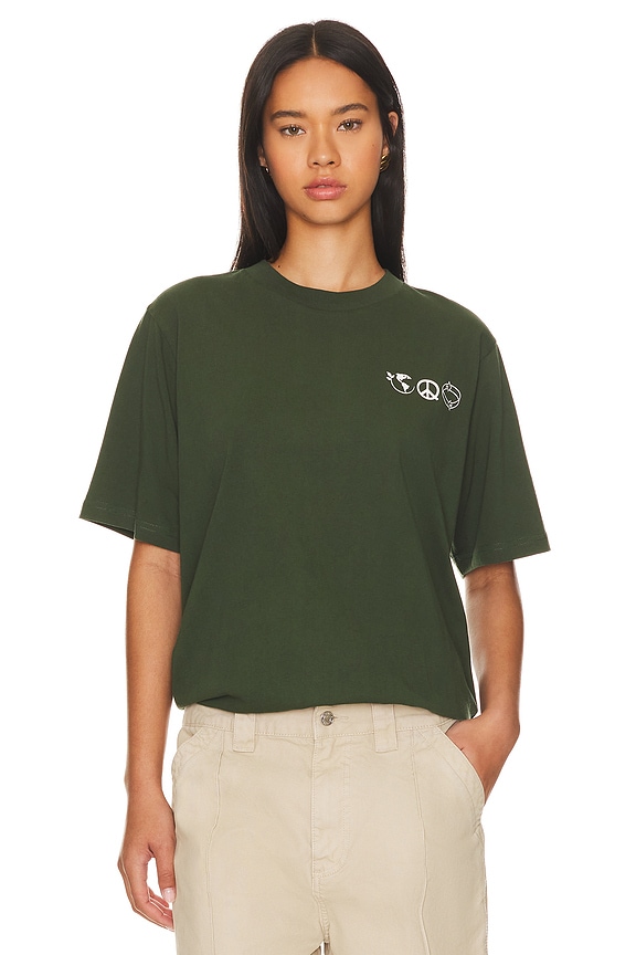 view 2 of 5 Slow Living T-shirt in Forest