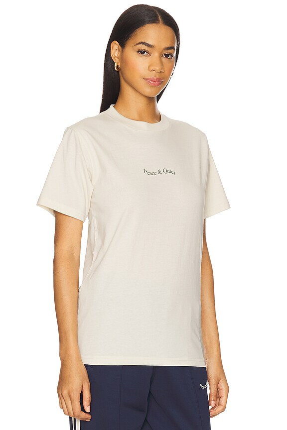 view 2 of 4 Wordmark Tee in Bone