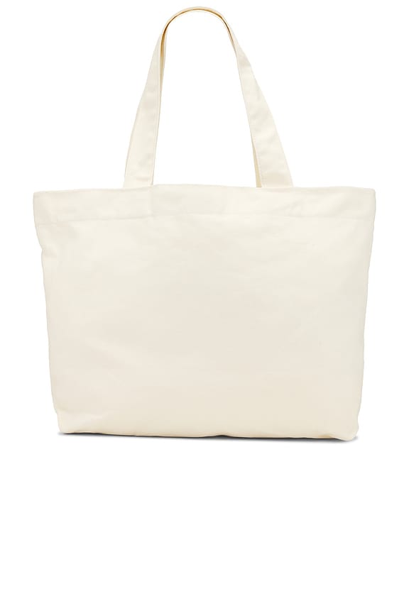 view 2 of 5 Wordmark Pigment Dyed Tote Bag in Bone