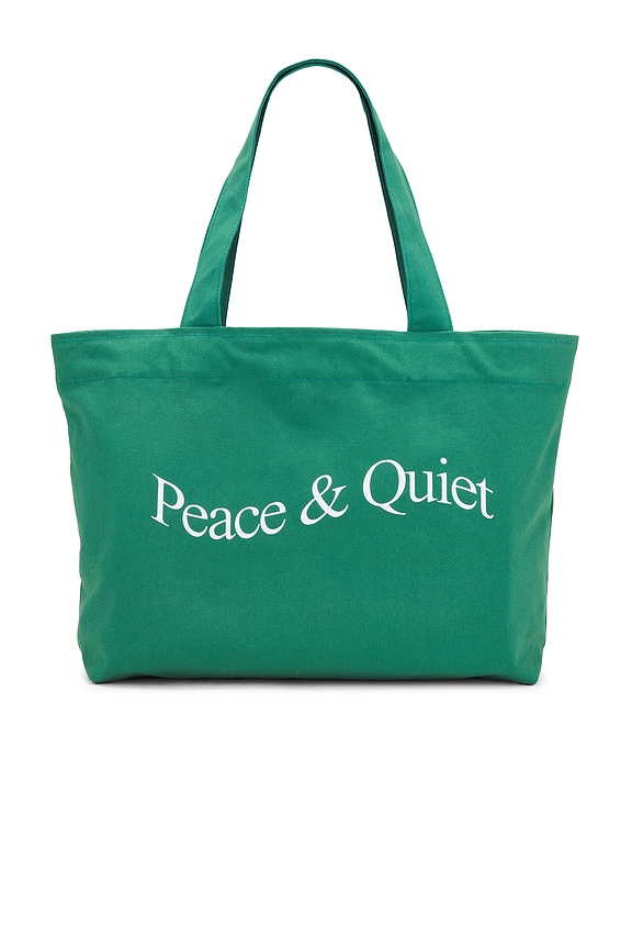 view 1 of 5 Wordmark Pigment Dyed Tote Bag in Forest