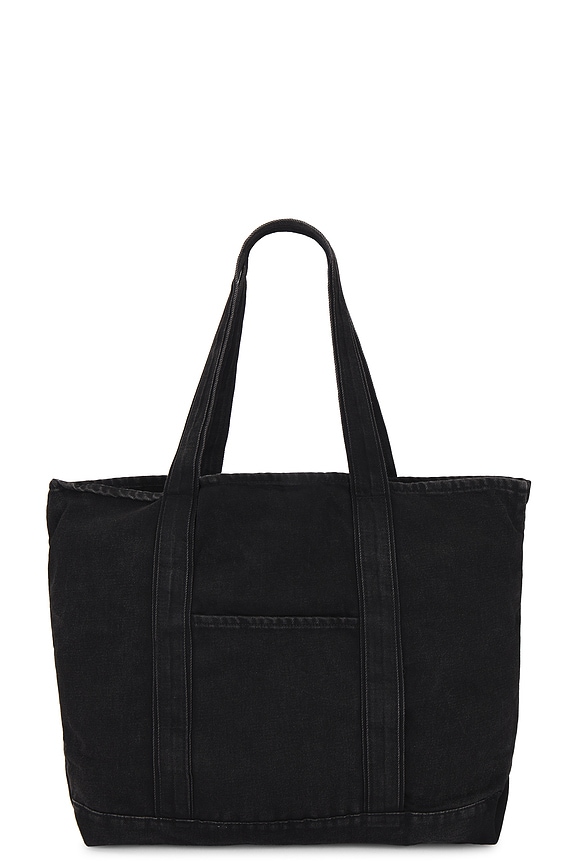 view 2 of 6 Wordmark Denim Boat Tote in Black Wash