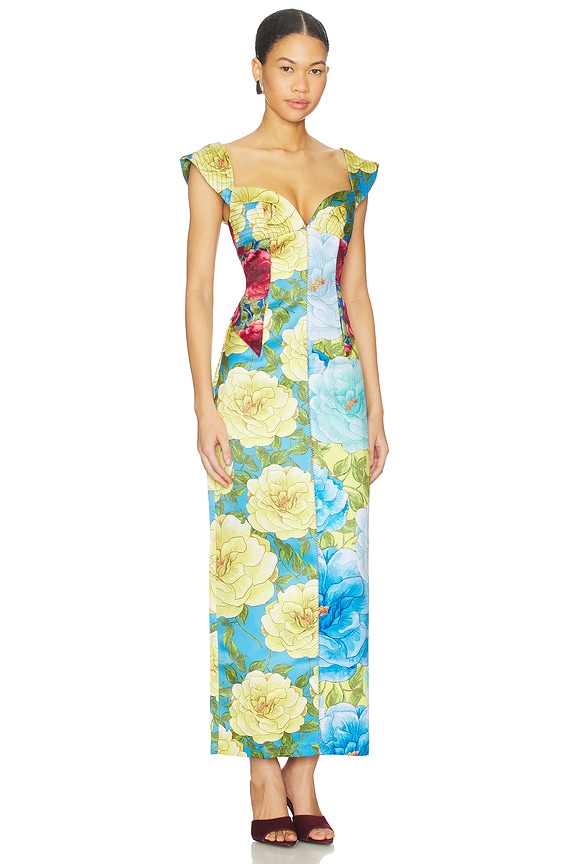 view 2 of 3 Celine Dress in Mixed Floral