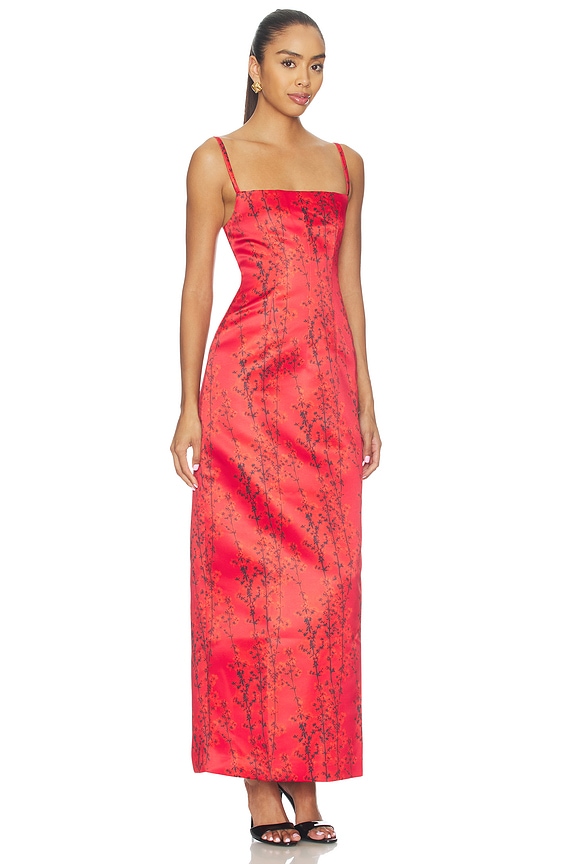 view 2 of 4 Aka Sukara Stellio Maxi Dress in Red
