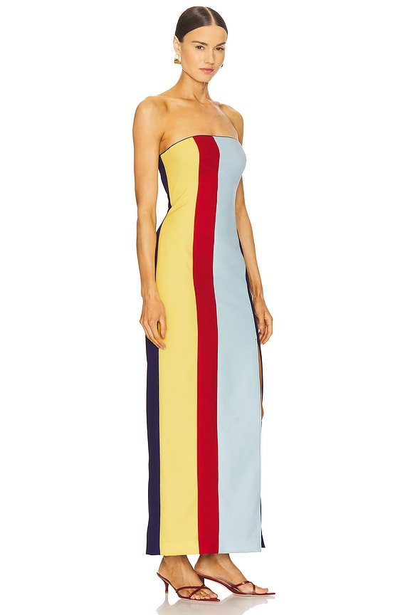 view 2 of 3 Panelwork Bandeau Dress in Mixed