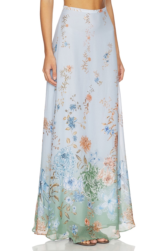view 2 of 6 JUPE LONGUE SORA in Blue