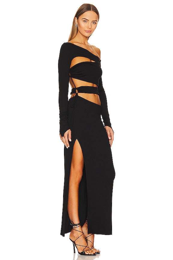 view 2 of 4 ROBE BELINDA in Black