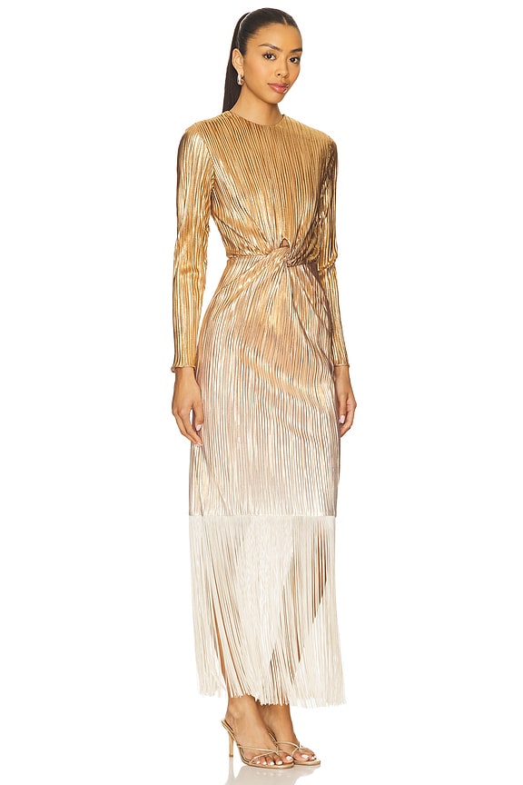 view 2 of 4 Santa Maria Dress in Gold Degrade