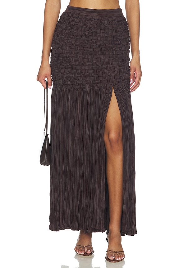 view 1 of 7 Canoa Skirt in Brown