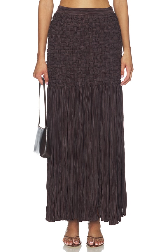 view 2 of 7 Canoa Skirt in Brown