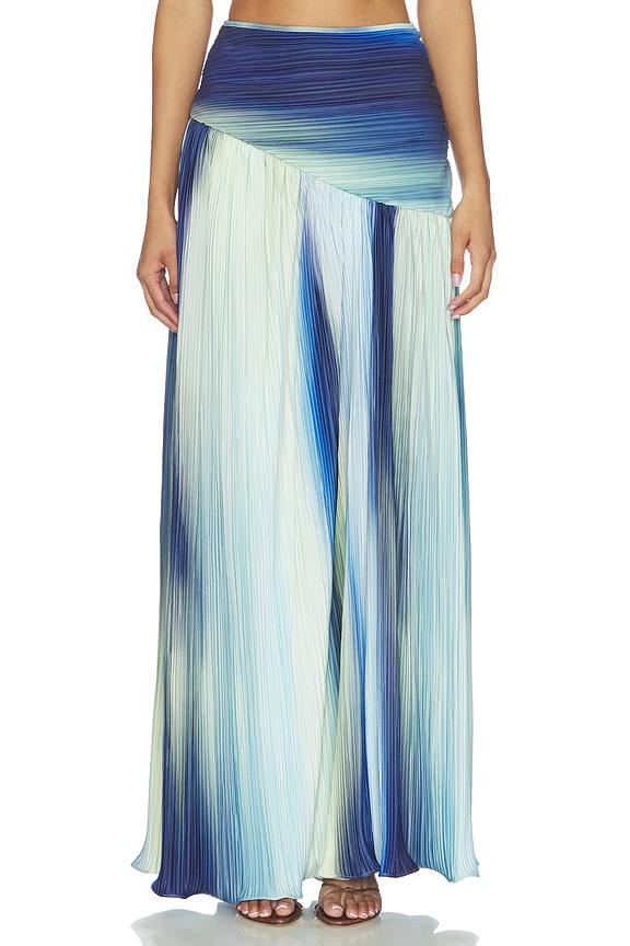 view 1 of 6 Onda Skirt in Waves Print