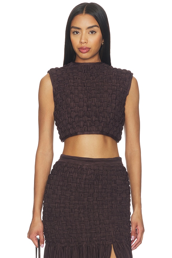 view 1 of 5 Taino Top in Brown