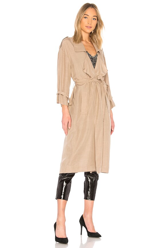 view 2 of 3 Jordana Trench Coat in Sandshell