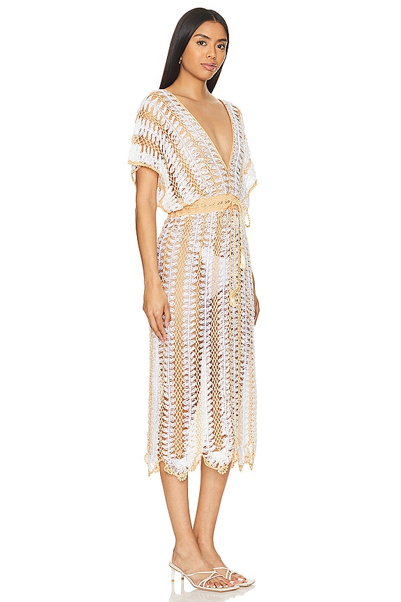 view 2 of 4 X Revolve Crochet Midi Dress in White