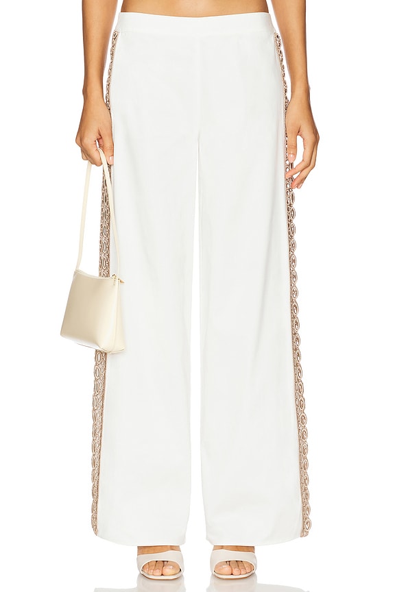 view 2 of 6 Coconut Wide Leg Pants in White