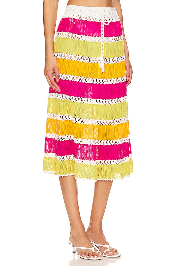 view 2 of 5 X Revolve Crochet Mini Skirt in Multi