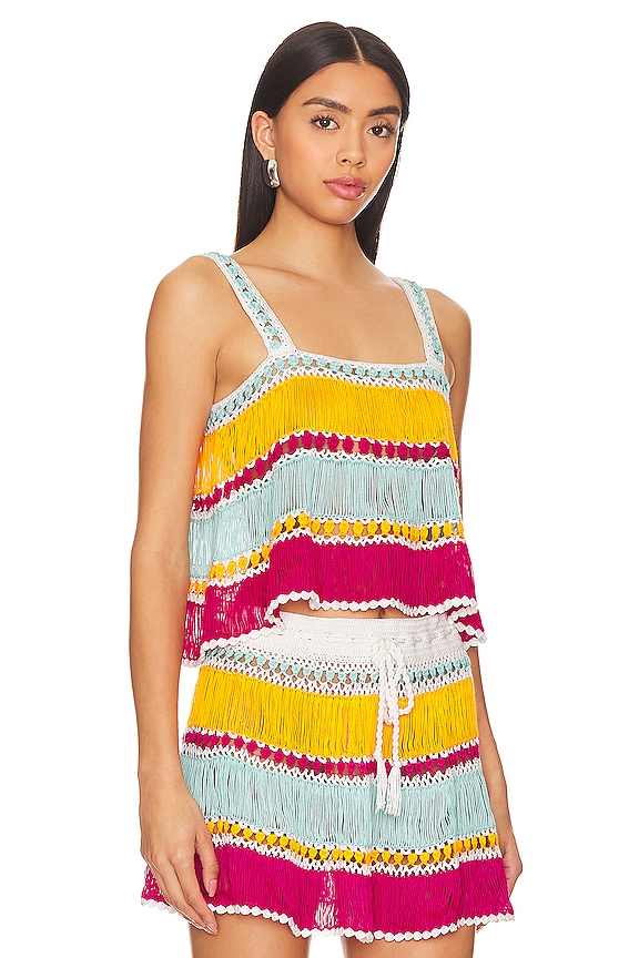 view 2 of 4 Crochet Tank Top in Multi