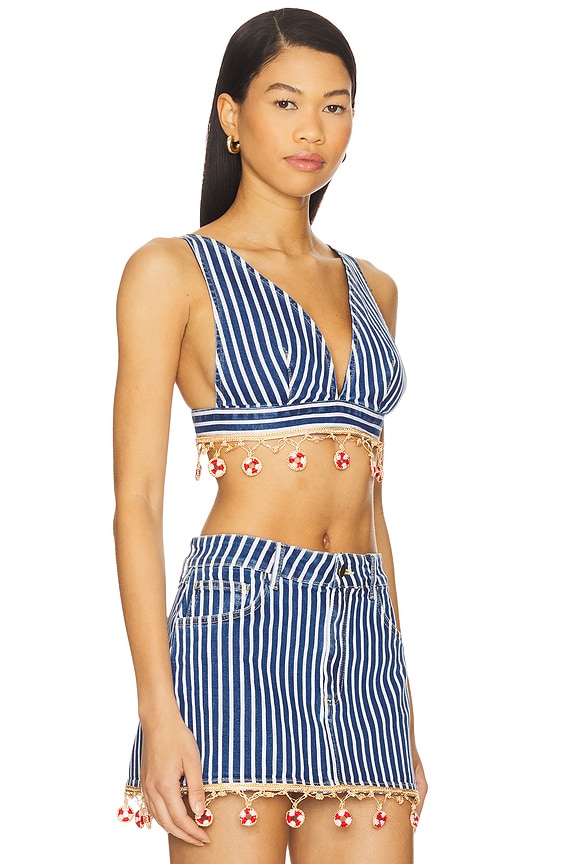 view 2 of 5 Raven Bralette in Denim