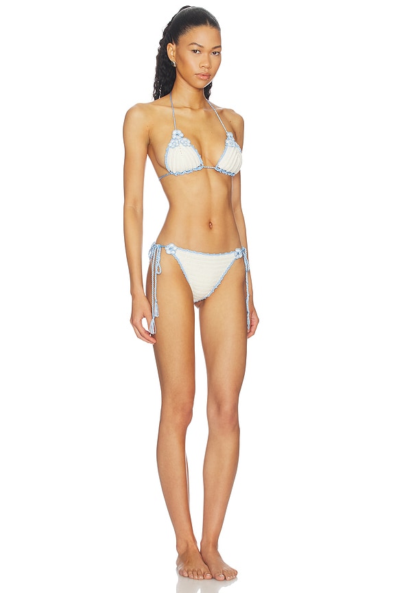 view 2 of 5 CONJUNTO BIKINI FLEUR in Ivory