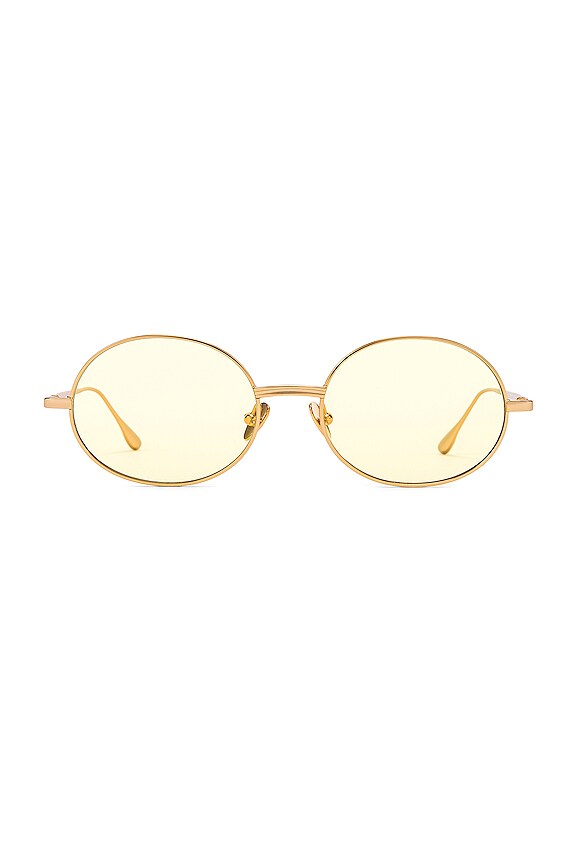 view 1 of 5 GAFAS DE SOL WYATT in Gold & Yellow