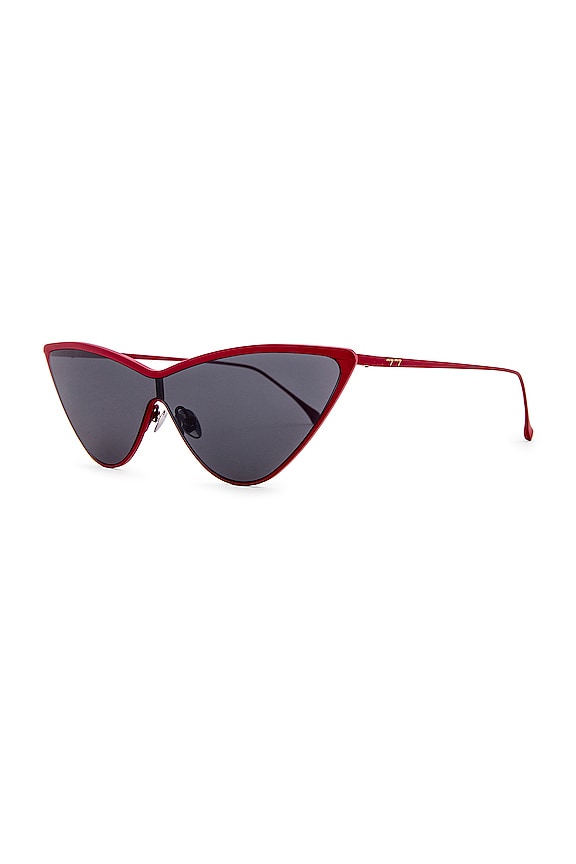 view 2 of 5 GAFAS DE SOL ZYON in Red & Black
