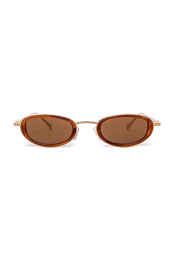 view 1 of 5 GAFAS DE SOL WYST in Gold & Brown